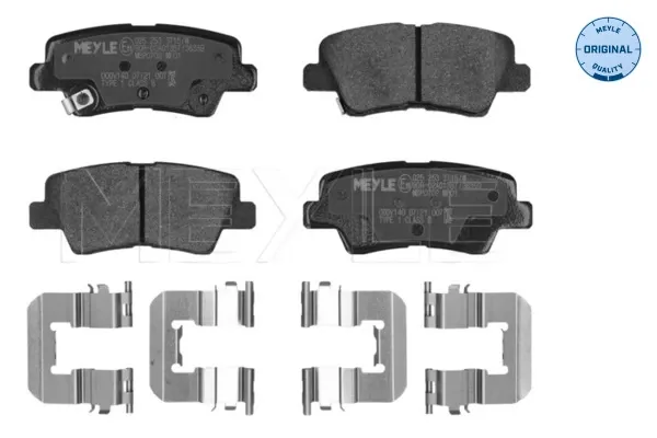 Задні гальмівні колодки MPH60 Mando