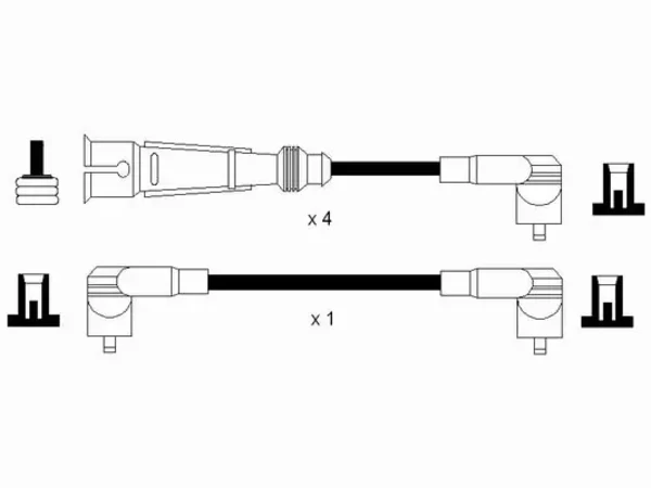  Високовольтні дроти Volkswagen Polo 3
