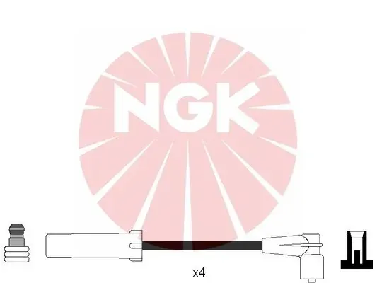 Високовольтні дроти 4054 NGK