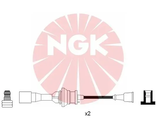 Високовольтні дроти 8647 NGK