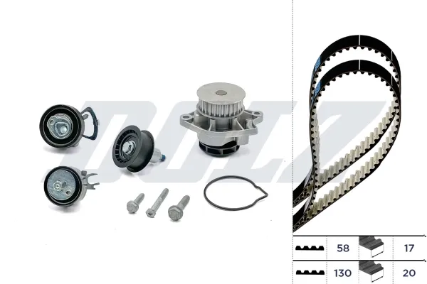Комплект ГРМ KD080 Dolz