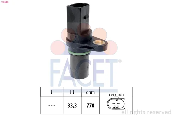Датчик колінвала 90640 Facet