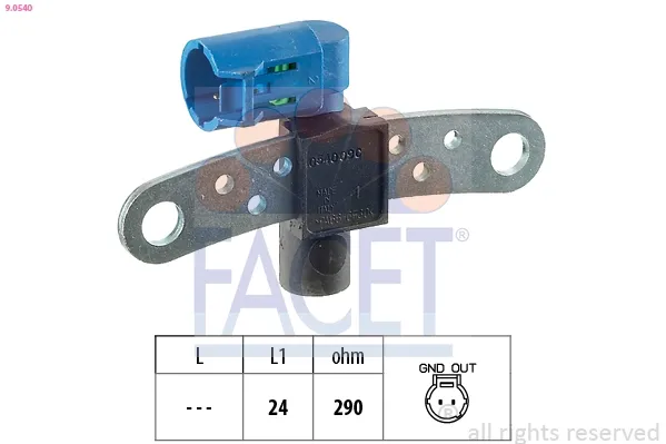 Датчик колінвала 90540 Facet