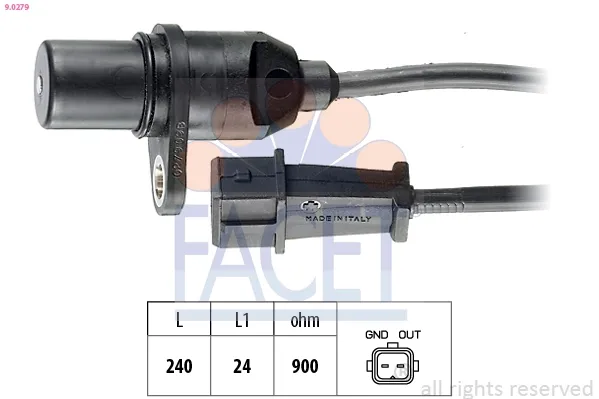 Датчик колінвала 90279 Facet