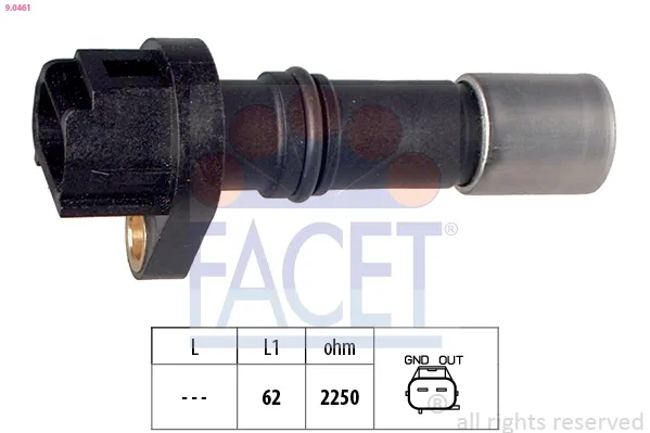 Датчик колінвала 90461 Facet