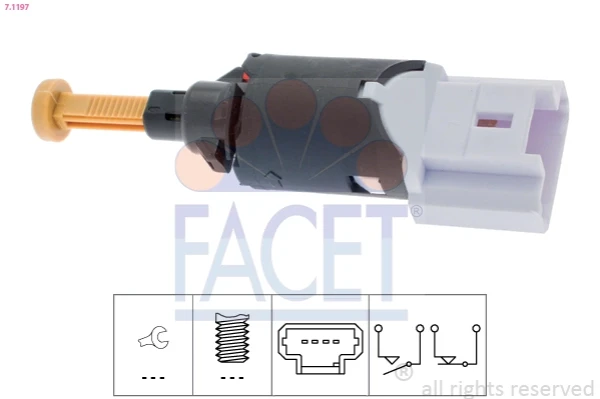 Датчик включення стопсигналу 71197 Facet