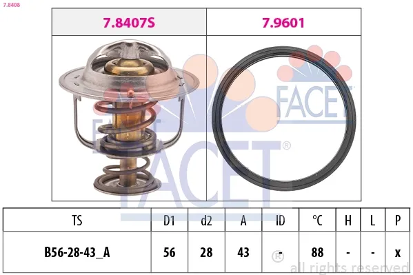 Термостат 78408 Facet