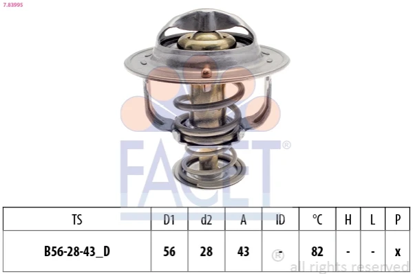 Термостат 78399S Facet