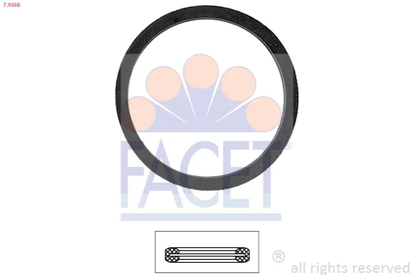  Прокладка термостата Renault Clio 