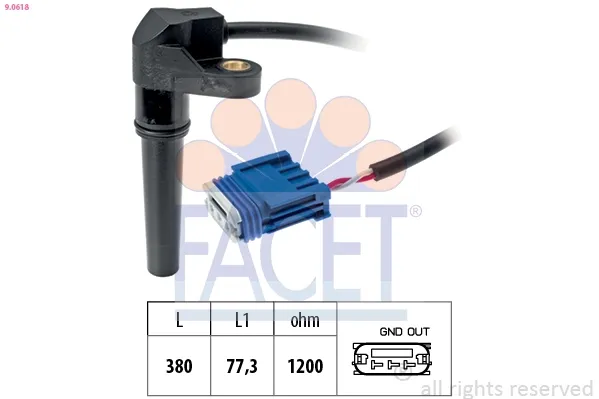 Датчик швидкості 90618 Facet