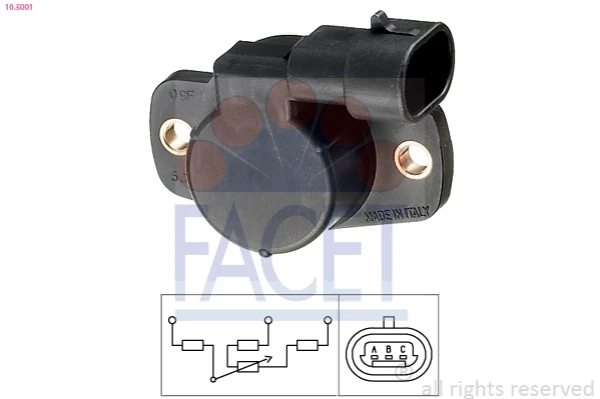  Потенціометр Fiat Panda 1