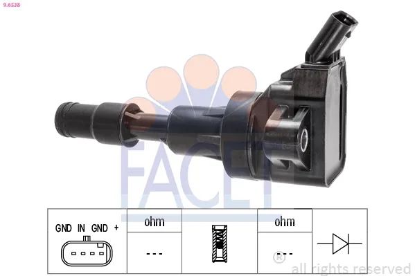 Котушка запалювання 96538 Facet