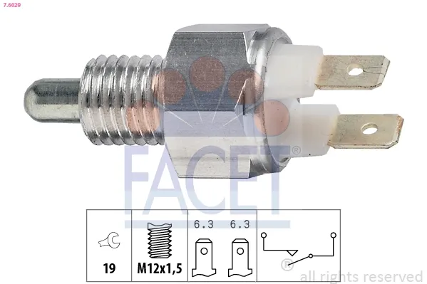 Датчик заднього ходу 76029 Facet