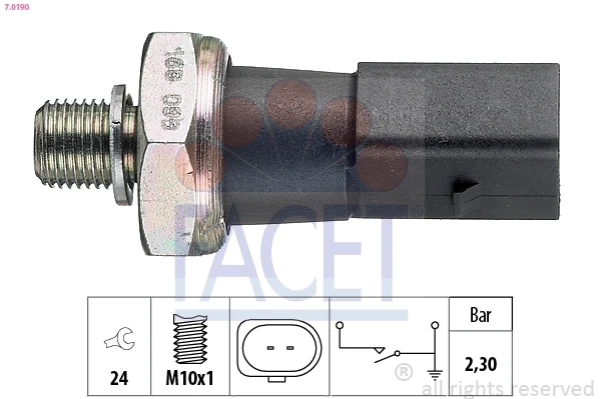 Датчик тиску масла 70190 Facet