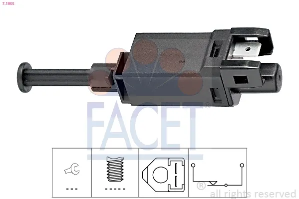 Жабка тормозу 71055 Facet