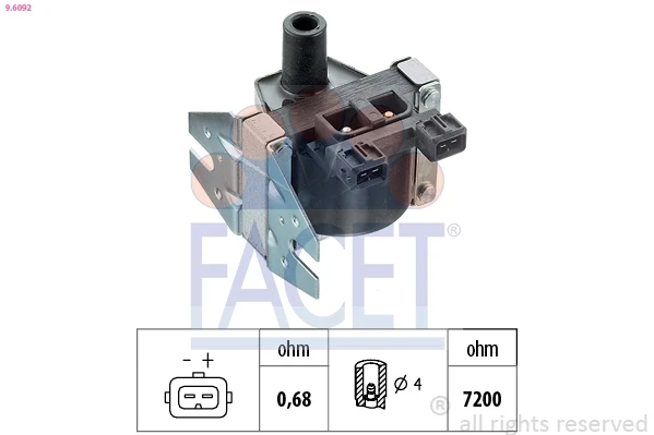 Котушка запалювання 96092 Facet