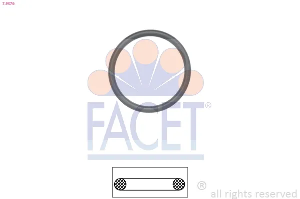 Прокладка корпусу термостата 79576 Facet