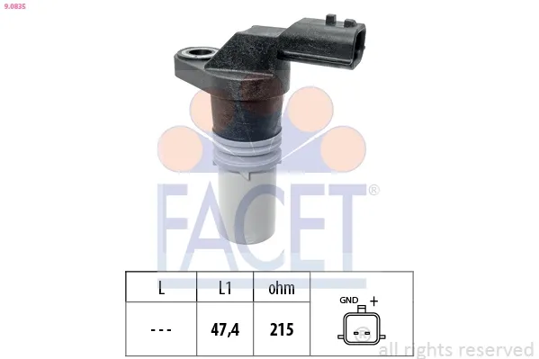 Датчик колінвала 90835 Facet