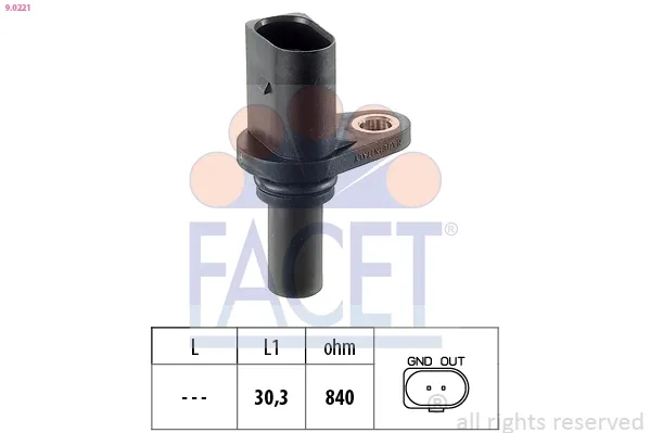 Датчик швидкості 90221 Facet