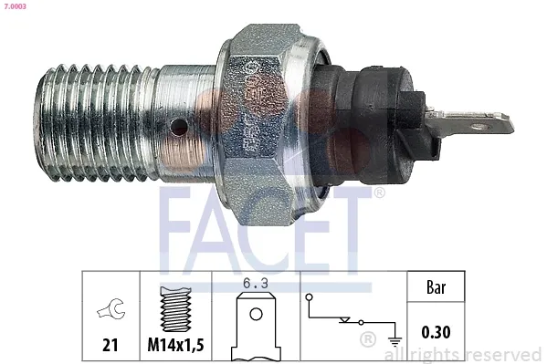 Датчик тиску масла 82380085 Fiat/Alfa/Lancia