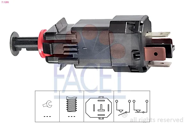 Жабка тормозу 71205 Facet