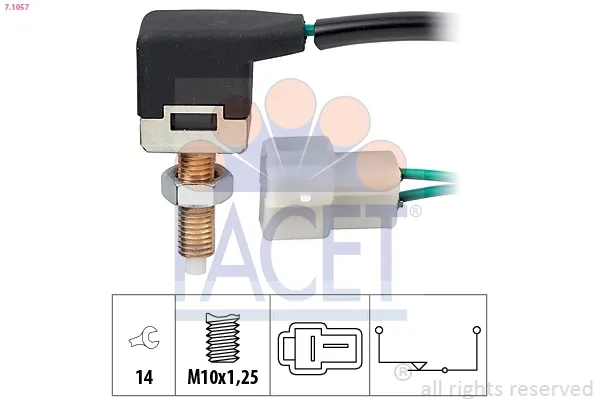 Жабка тормозу 71057 Facet
