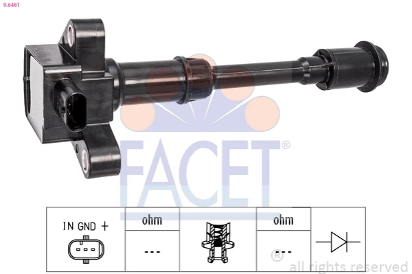 Котушка запалювання 96461 Facet