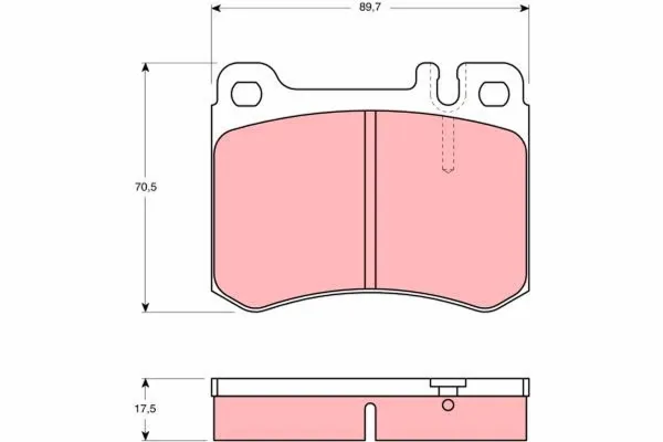 Передні тормозні колодки 20568714 Renault (RVI)
