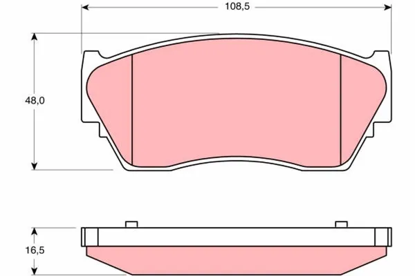 Тормозні колодки Nissan Sunny III
