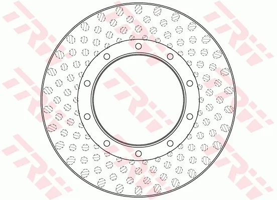 Гальмівні диски передні DF5010S TRW
