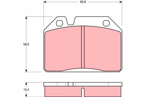 Передні тормозні колодки 425014 Peugeot/Citroen