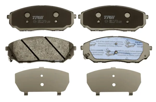Передні тормозні колодки GDB3452 TRW