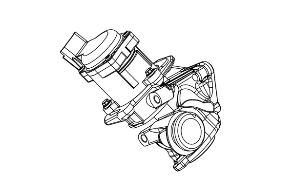 Клапан ЄГР EGRAZ7001 Aisin