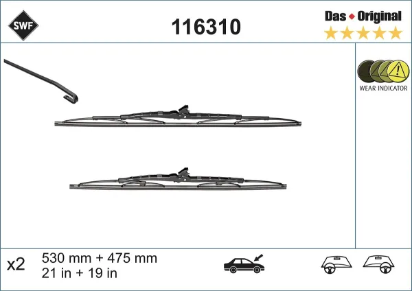 Купити Щітки склоочисника Nissan Sunny III N14