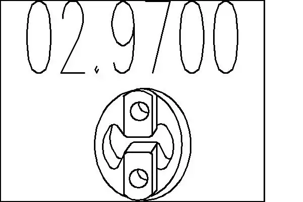 Подушка глушника 029700 MTS