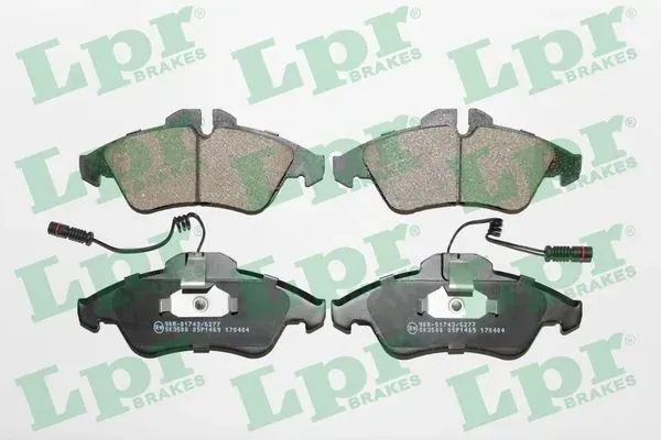 Передні тормозні колодки 05P1469 LPR