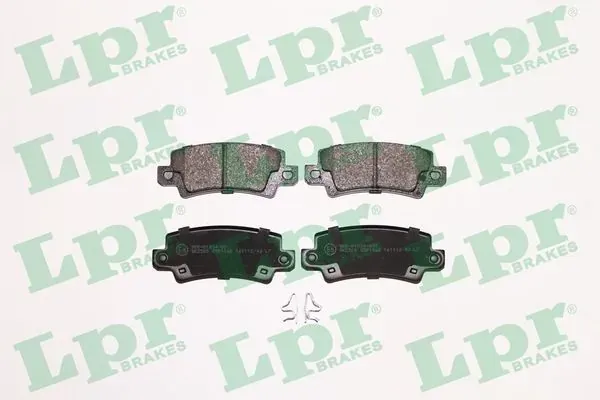 Задні гальмівні колодки 05P1068 LPR