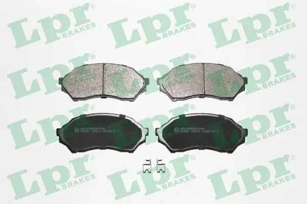 Передні тормозні колодки 05P813 LPR