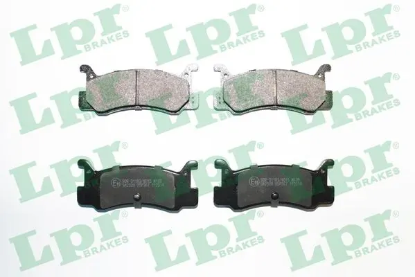 Задні гальмівні колодки 05P367 LPR