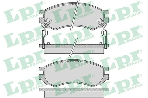 Передні тормозні колодки 05P1008 LPR