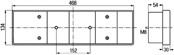 Лівий стоп VAL169020 Vignal