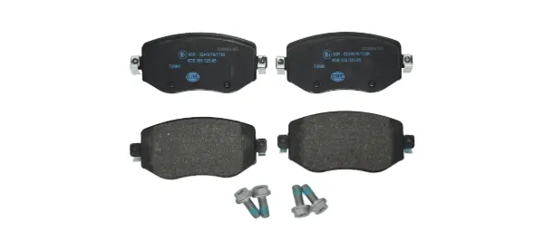 Передні тормозні колодки 8DB355025851 HELLA