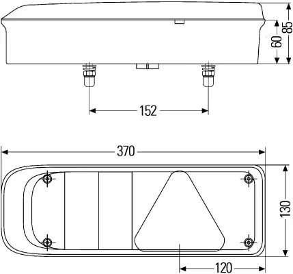Лівий стоп 2VP340934111 HELLA