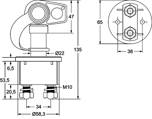 Вимикач маси 6EK002843131 HELLA