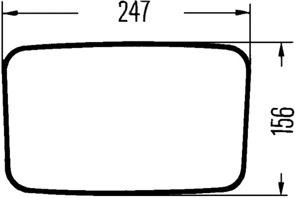  Ліве бокове дзеркало Mercedes Benz Truck TRUCK T1/TN 