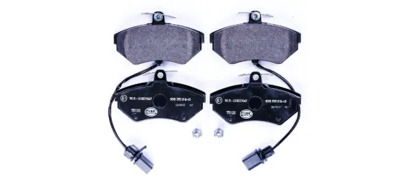 Передні тормозні колодки 8DB355018451 HELLA