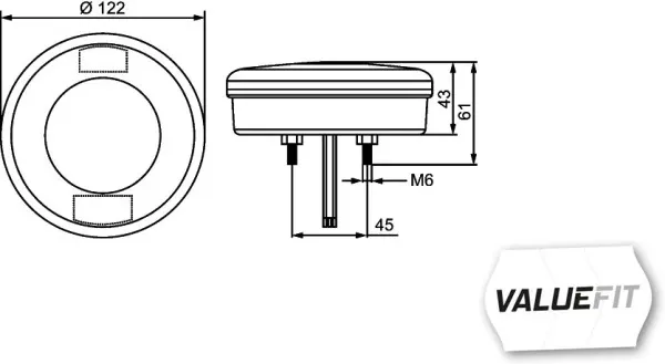 Ліхтар заднього ходу 2ZR357027041 HELLA