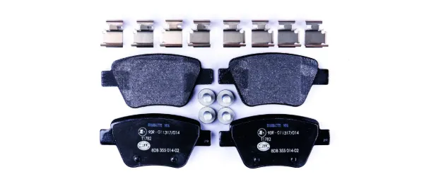 Задні гальмівні колодки 8DB355014021 HELLA