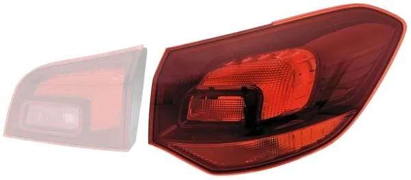 Ліхтар задній правий, зовнішній 13282243 Peugeot/Citroen
