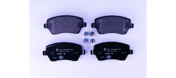 Передні тормозні колодки 8DB355010851 HELLA